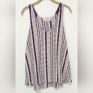 Anthropologie Puella North South Swing Tunic Tank Trapeze Top Women's Medium